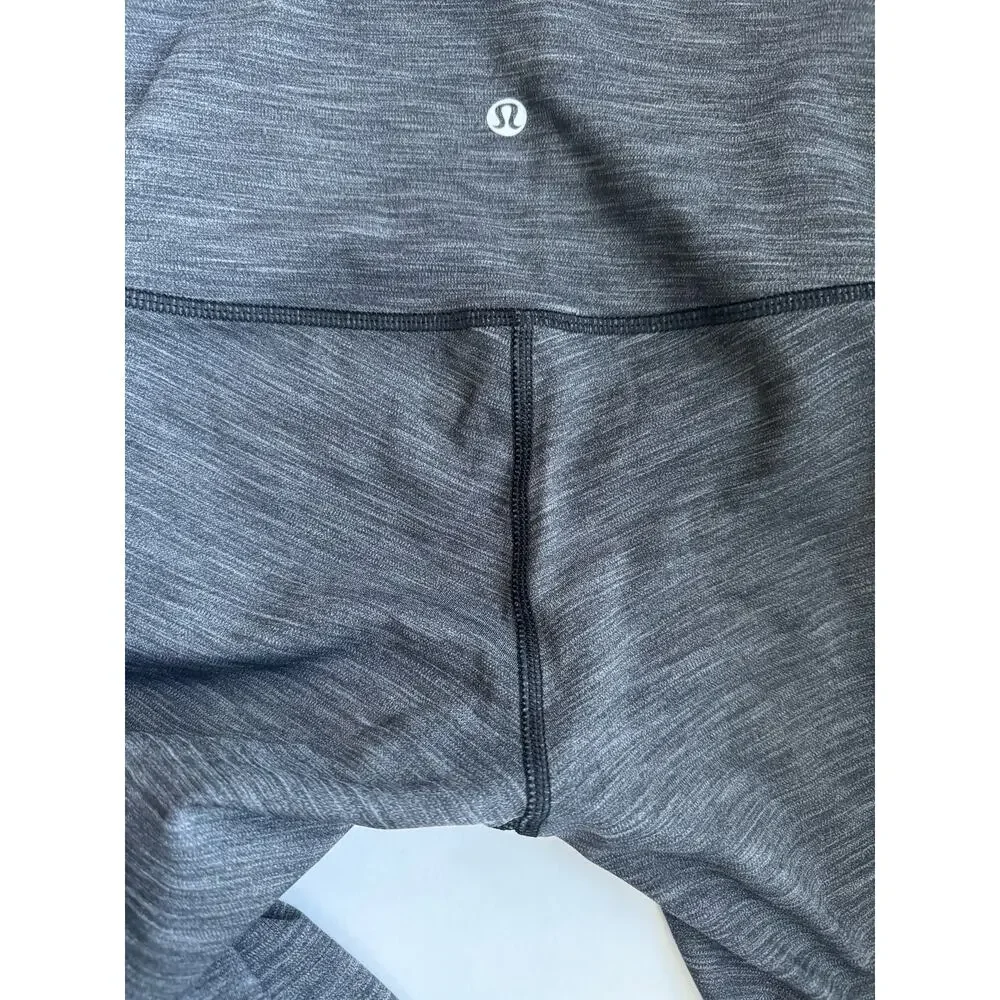 Lululemon Heathered Gray Leggings Size 4